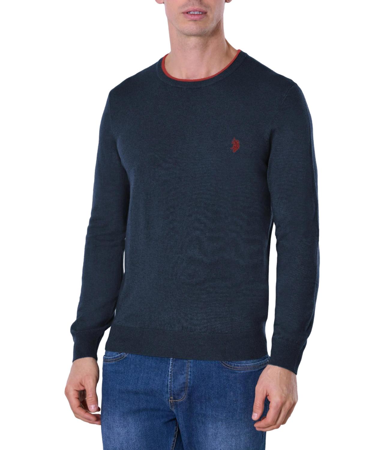 Pullover ALF blu con logo rosso