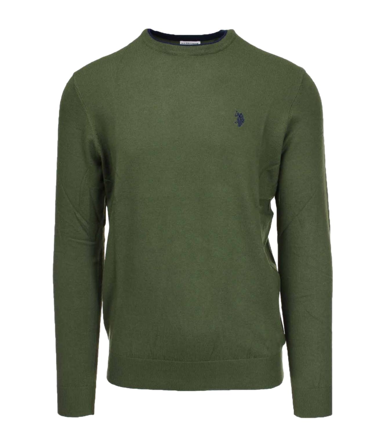 Pullover ALF verde con logo blu