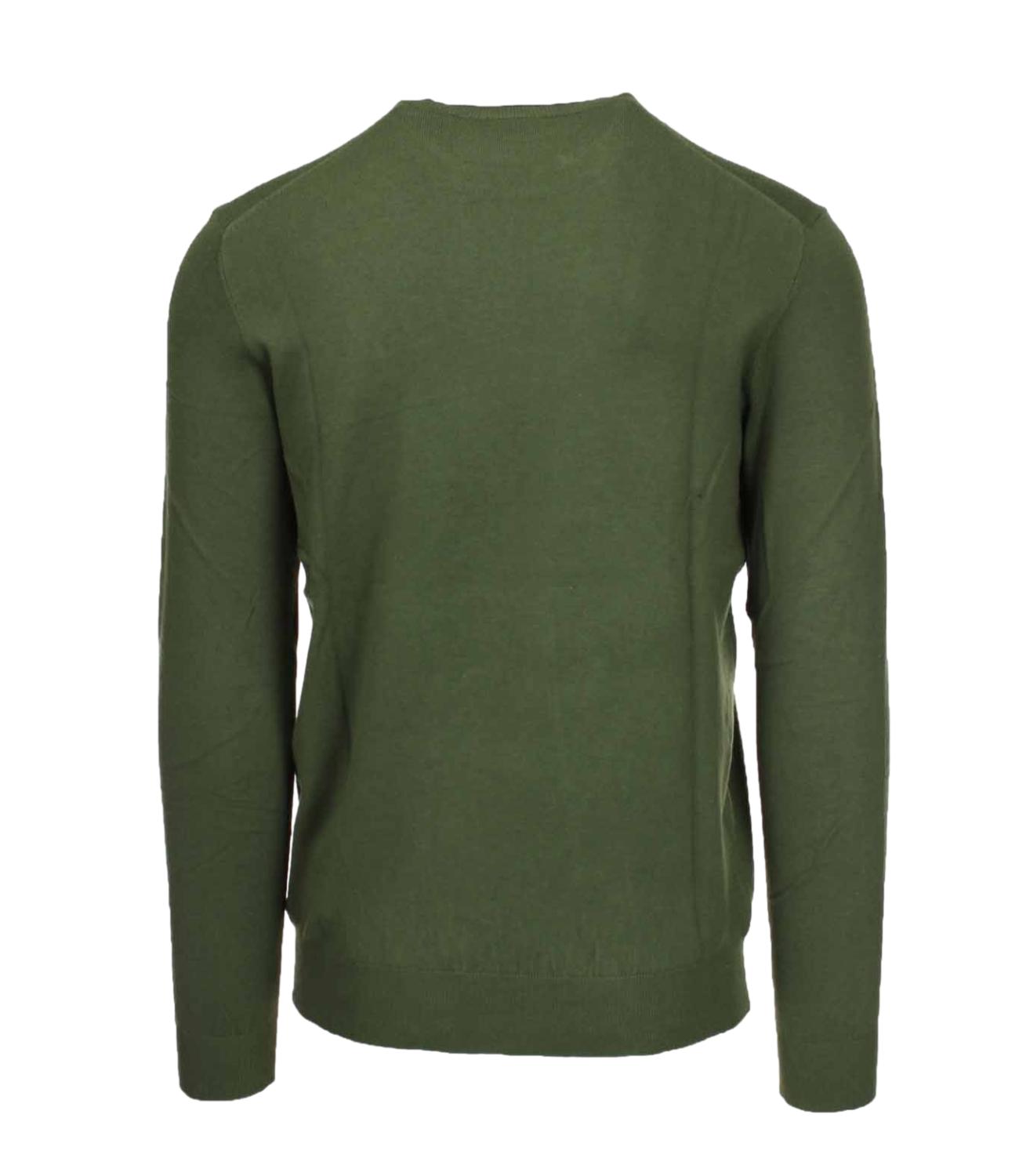 Pullover ALF verde con logo blu