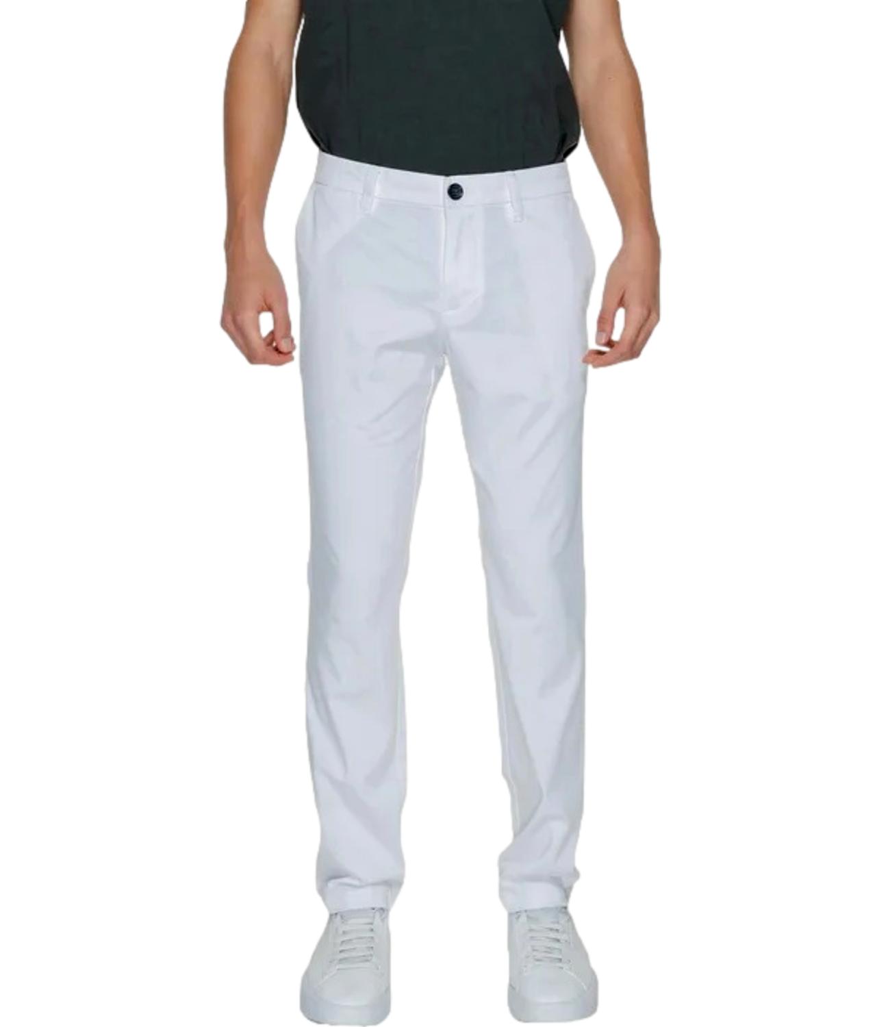 Pantalone AX bianco in cotone