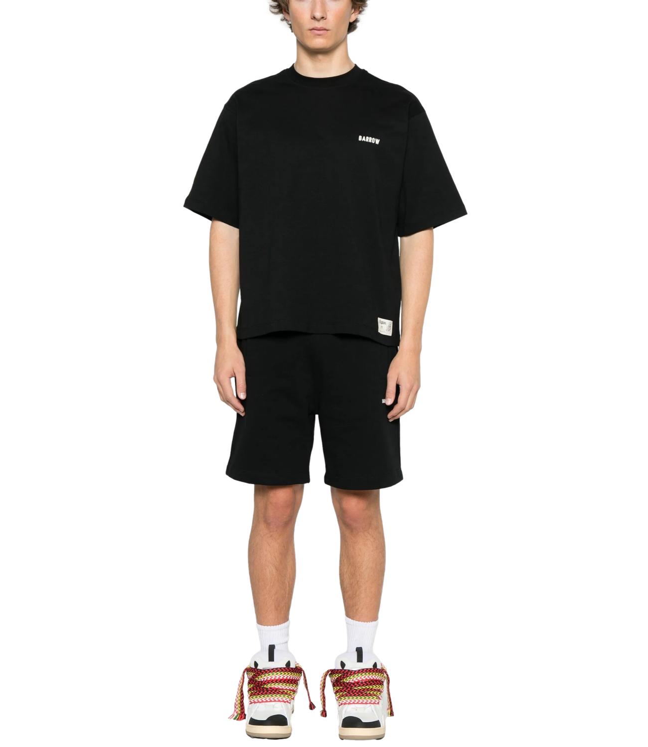 Sweatshorts unisex nero