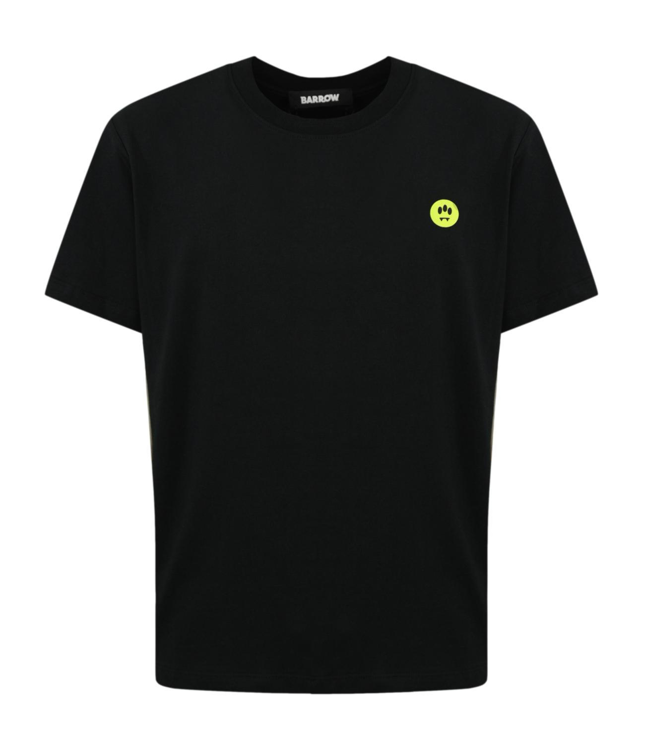 Jersey t-shirt nera logo piccolo