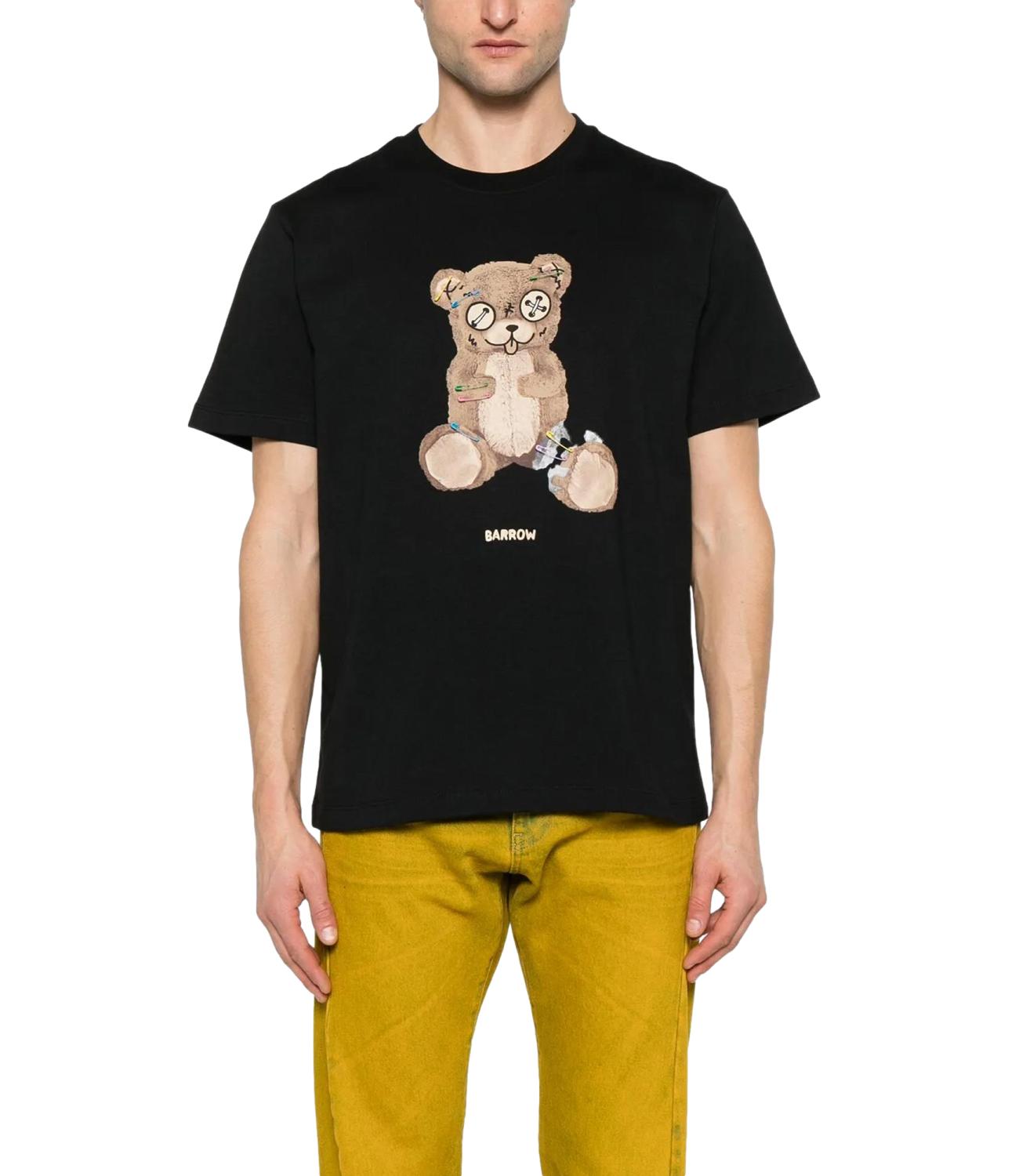 Jersey t-shirt bear black