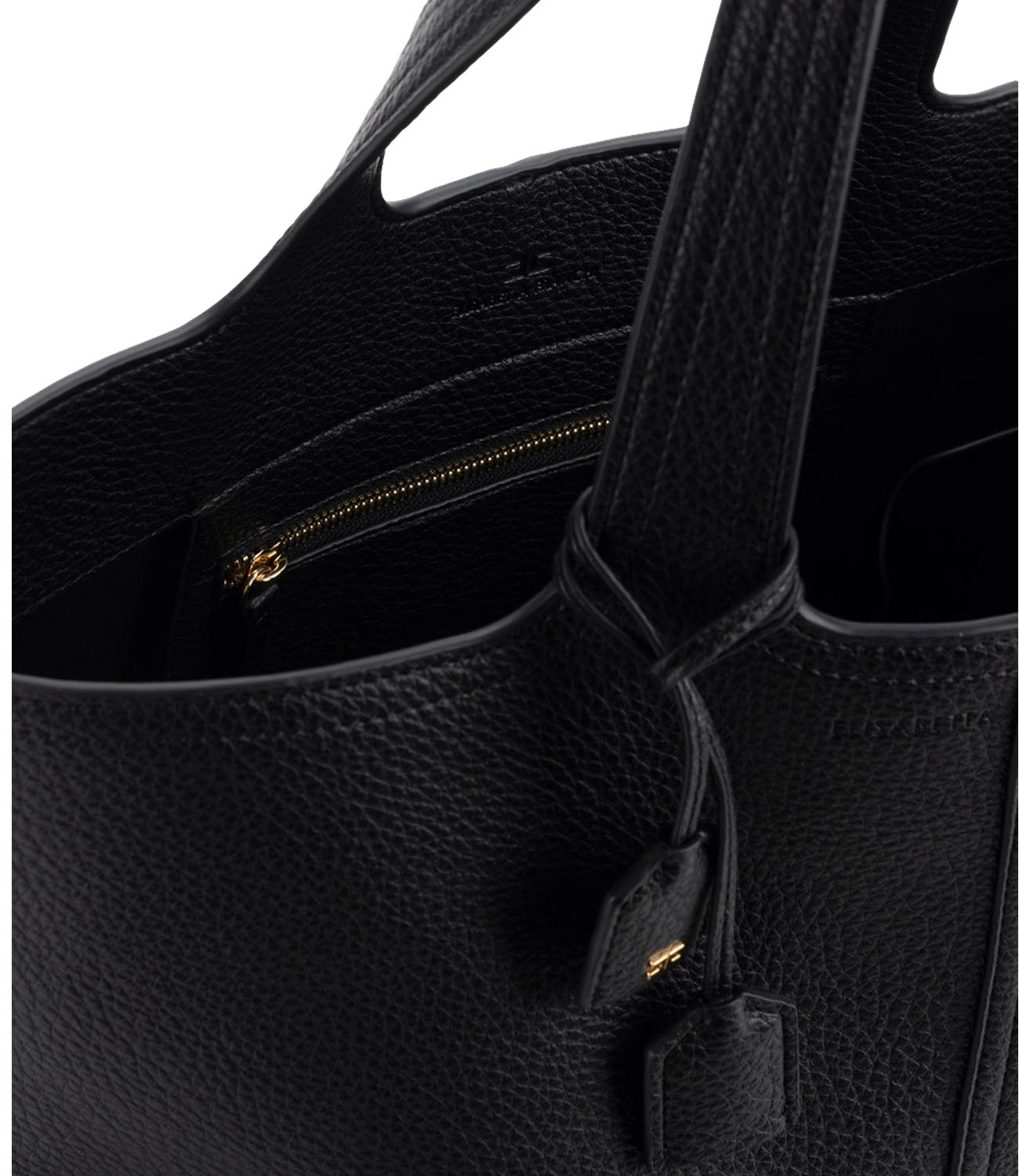 Elisabetta Franchi borsa tote nera donna