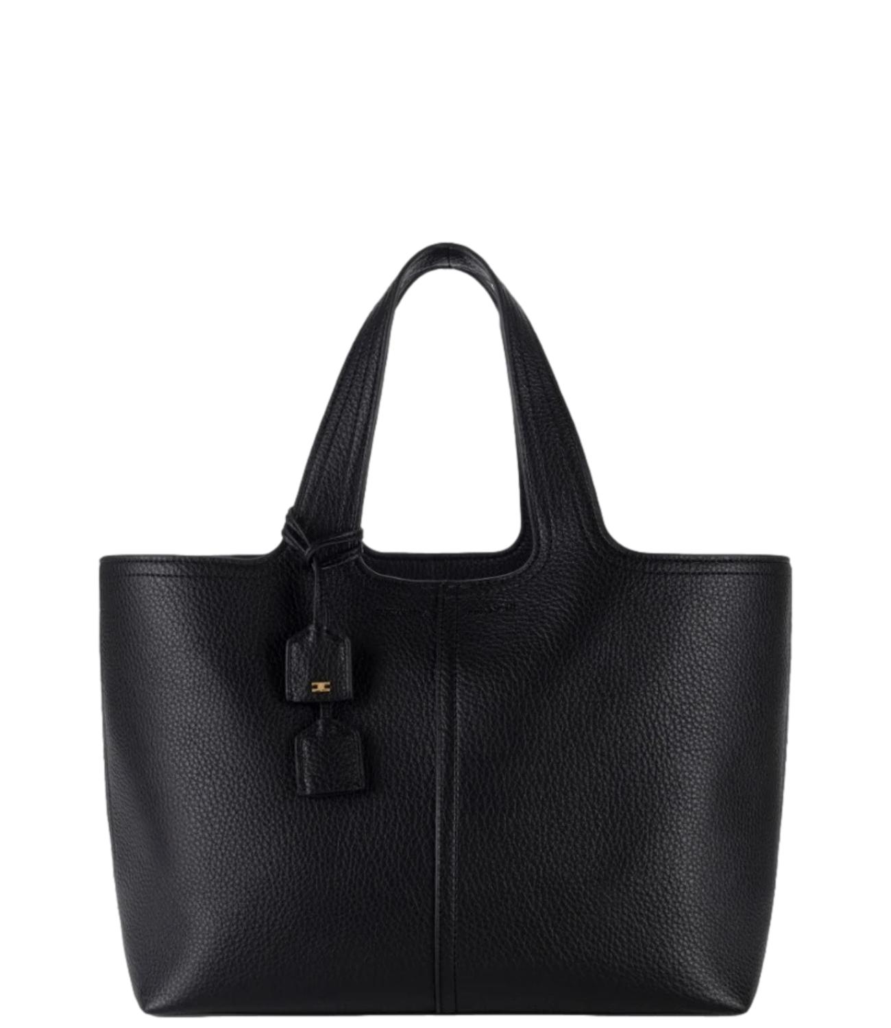 Elisabetta Franchi borsa nera donna grande