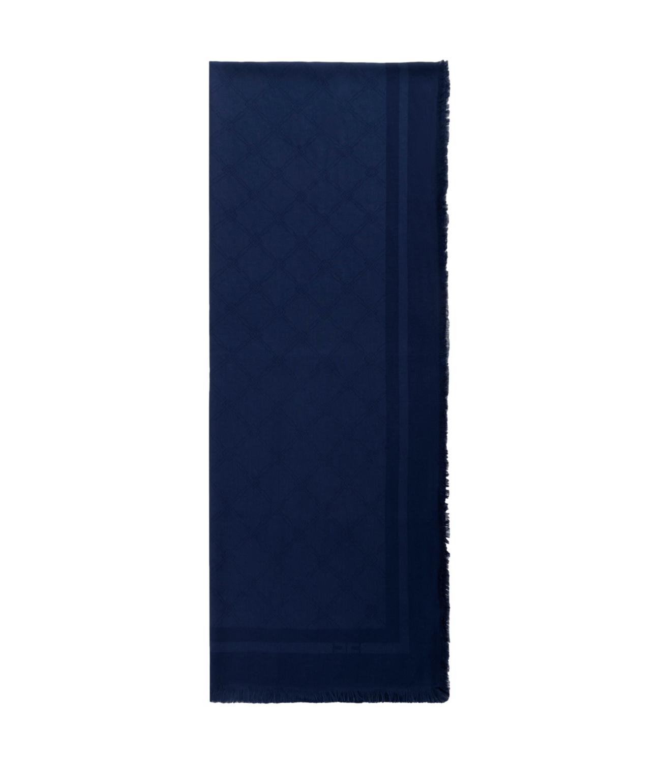 Elisabetta Franchi sciarpa/foulard oltremare donna