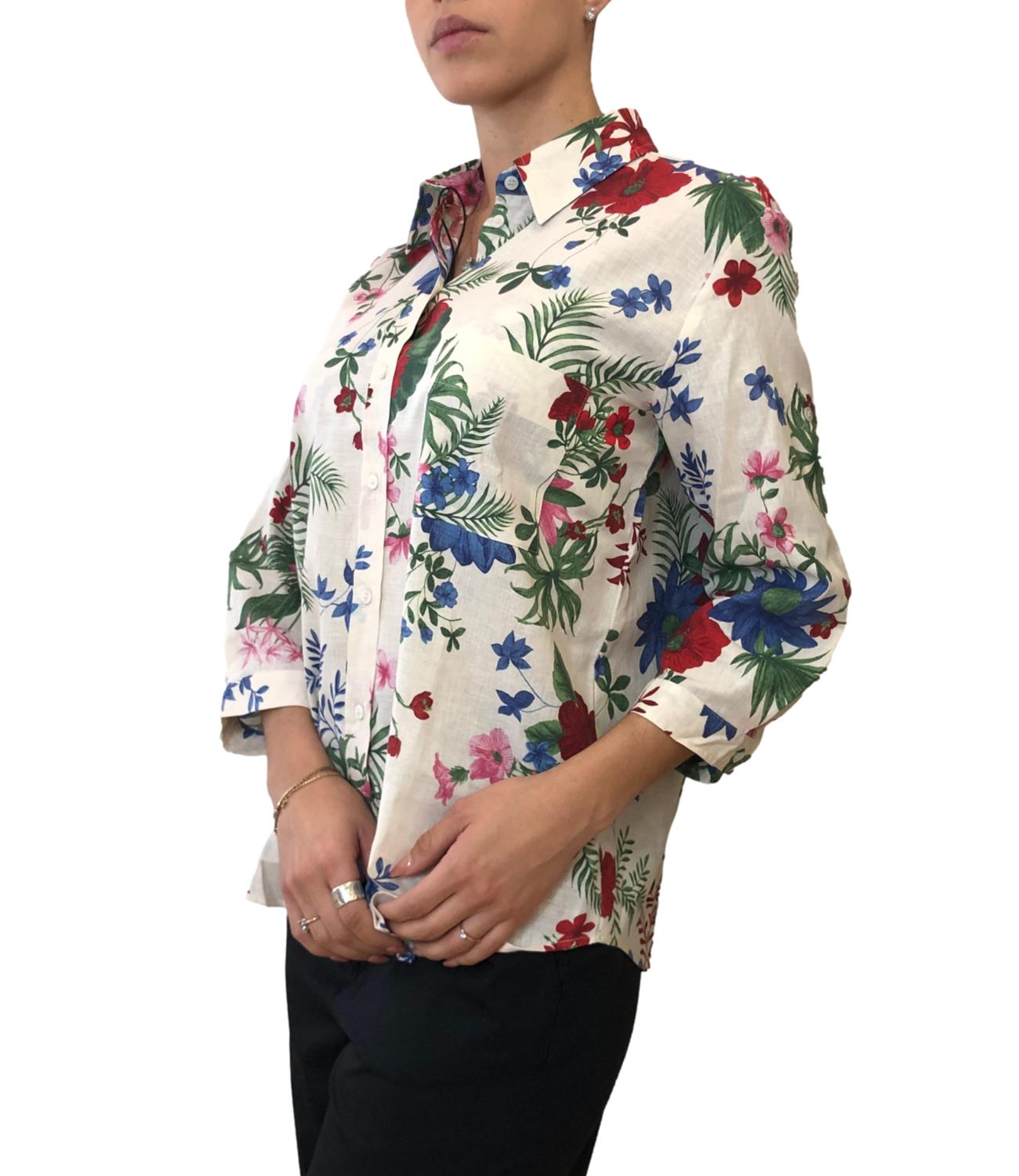 Emme Marella Camicia Boboli Sabbia Tropicale Donna