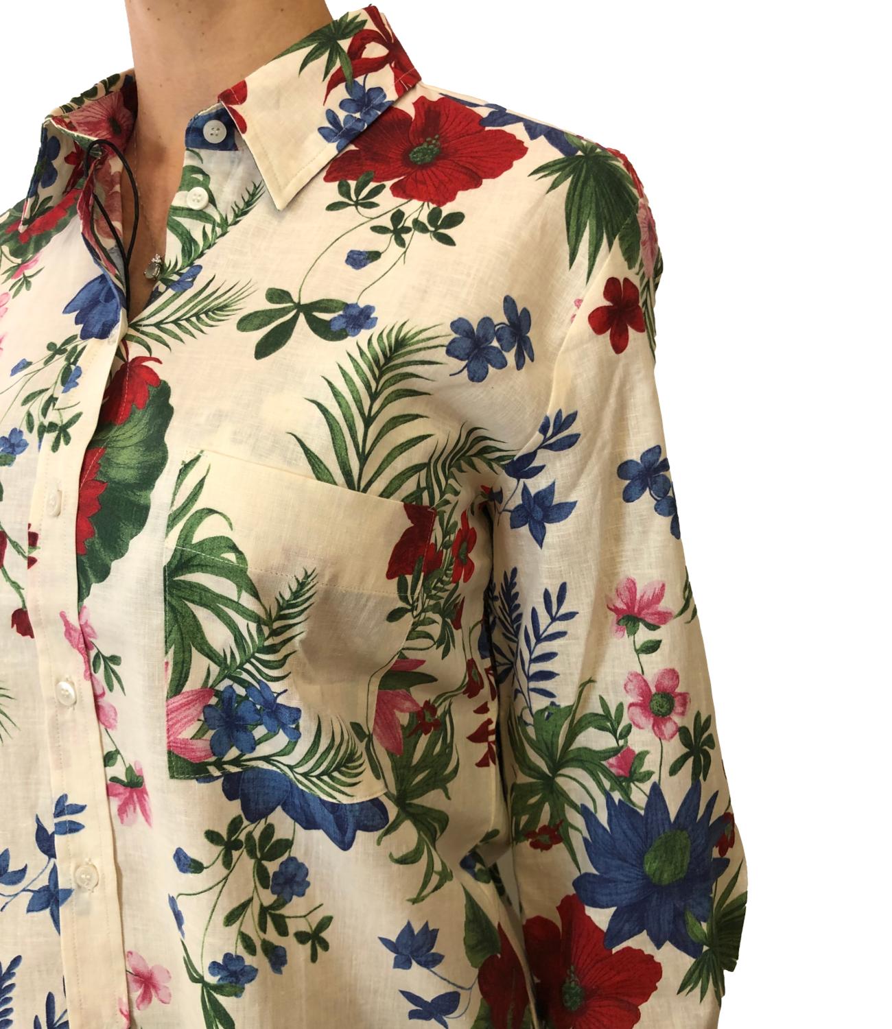 Emme Marella Camicia Boboli Sabbia Tropicale Donna