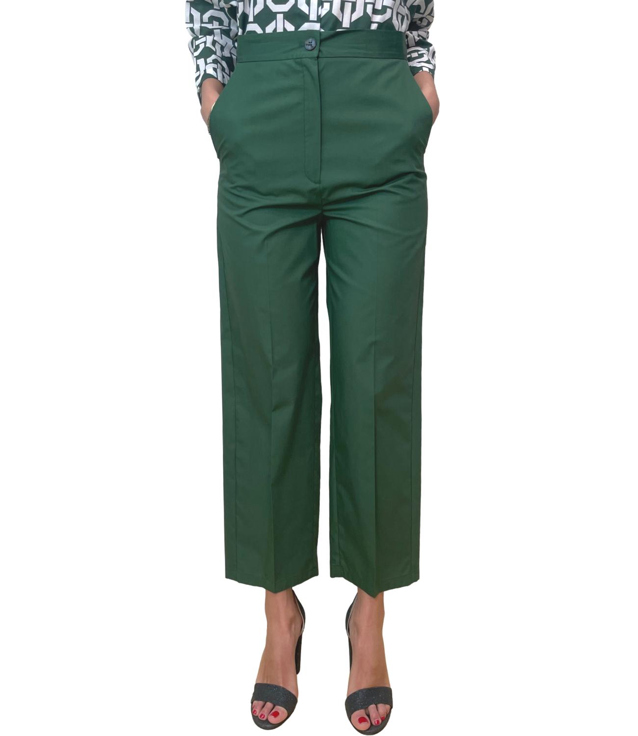 Emme Marella Pantalone Trina Verde Donna