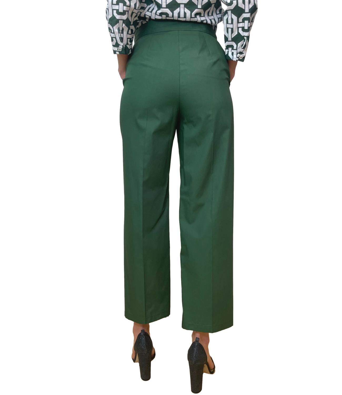 Emme Marella Pantalone Trina Verde Donna