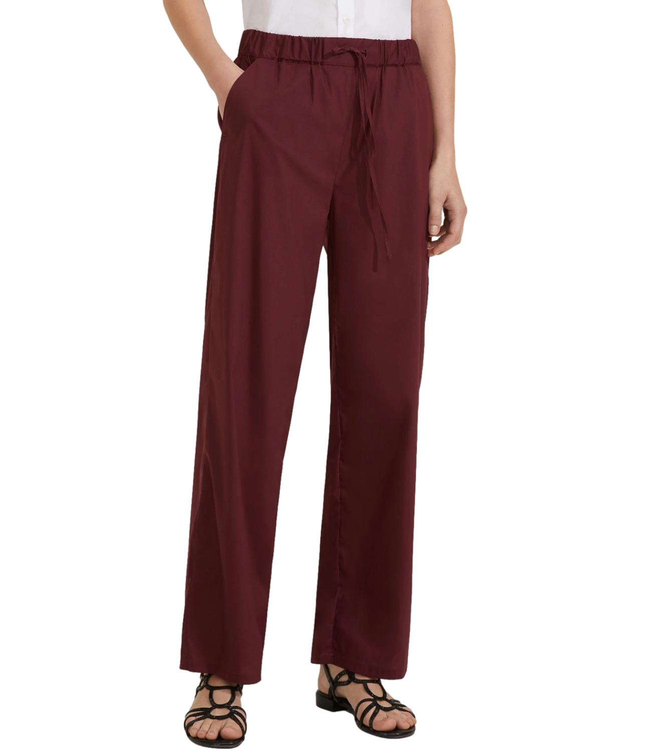 Emme Marella Pantaloni Riserva Bordeaux Donna