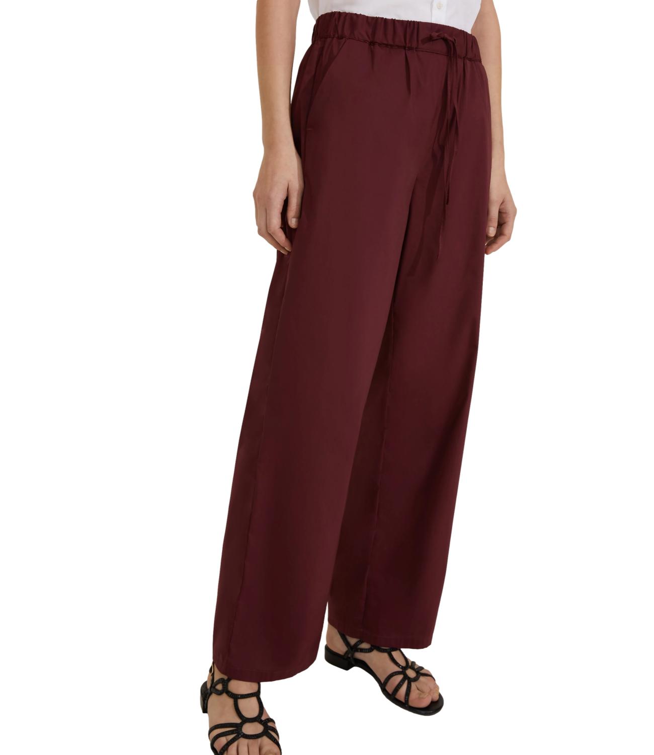 Emme Marella Pantaloni Riserva Bordeaux Donna