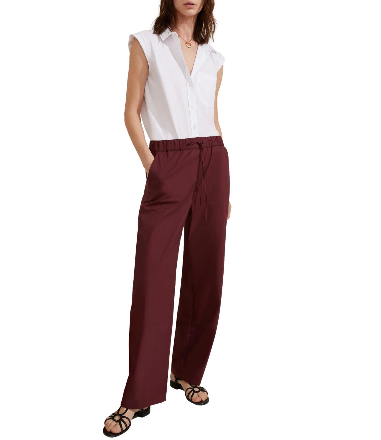 Emme Marella Pantaloni Riserva Bordeaux Donna