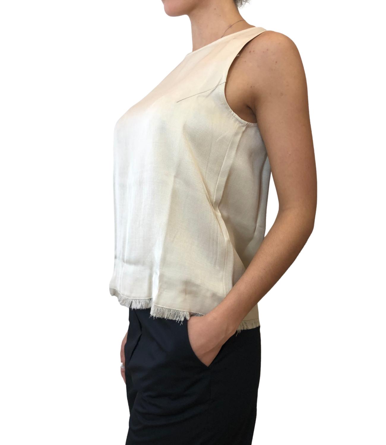 Emme Marella Top Platino Beige Donna