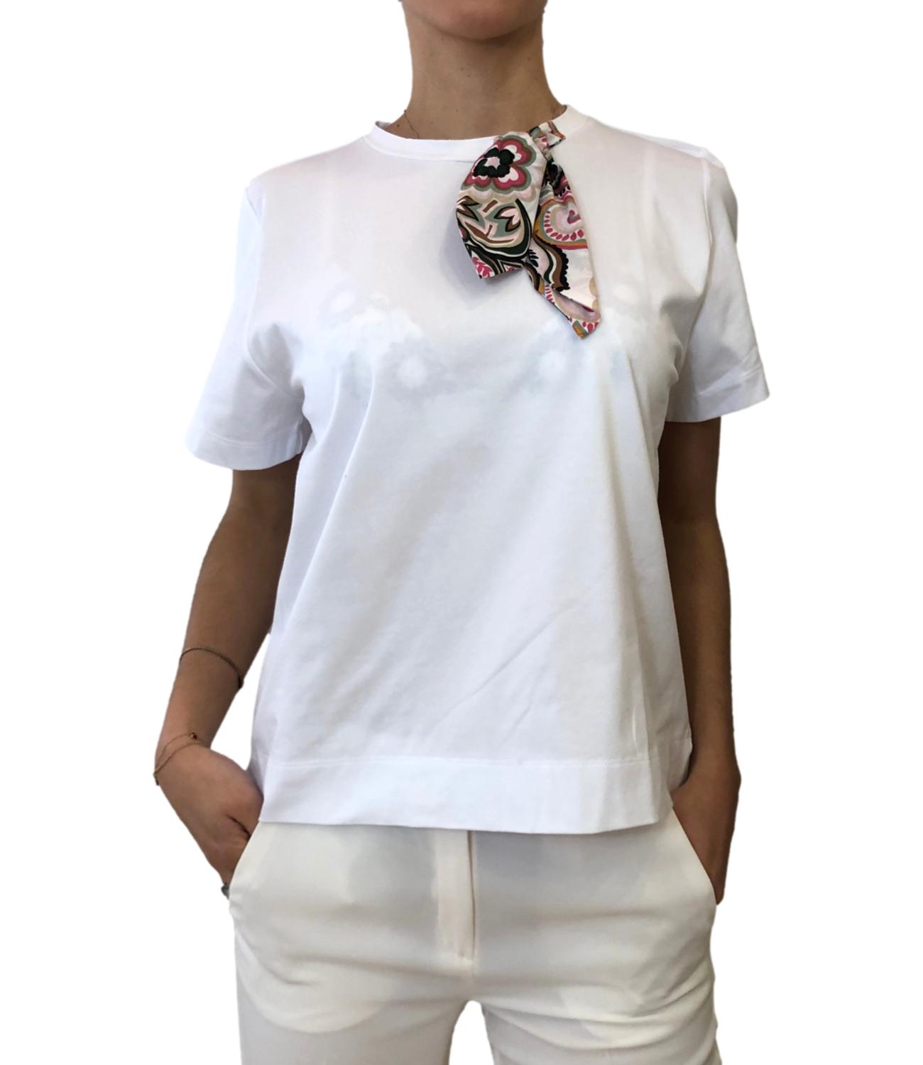 Emme Marella T-shirt Arona Bianco Ottico Donna