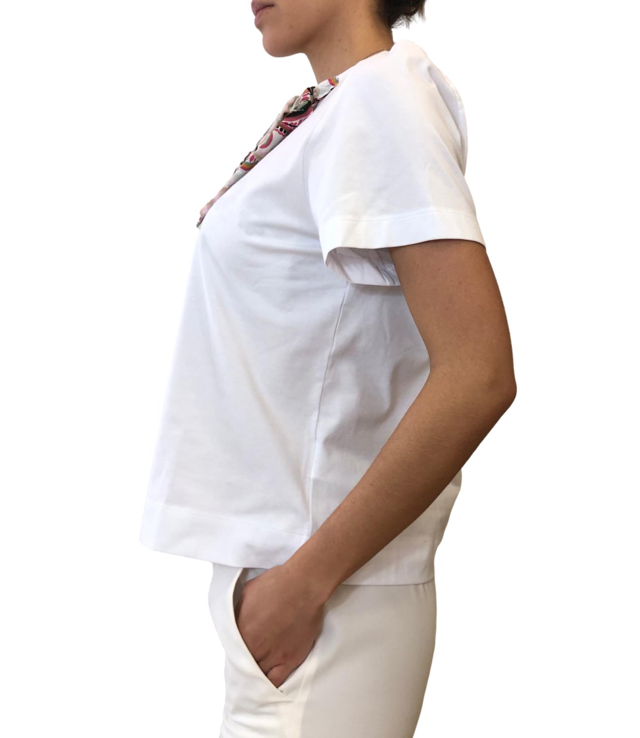 Emme Marella T-shirt Arona Bianco Ottico Donna