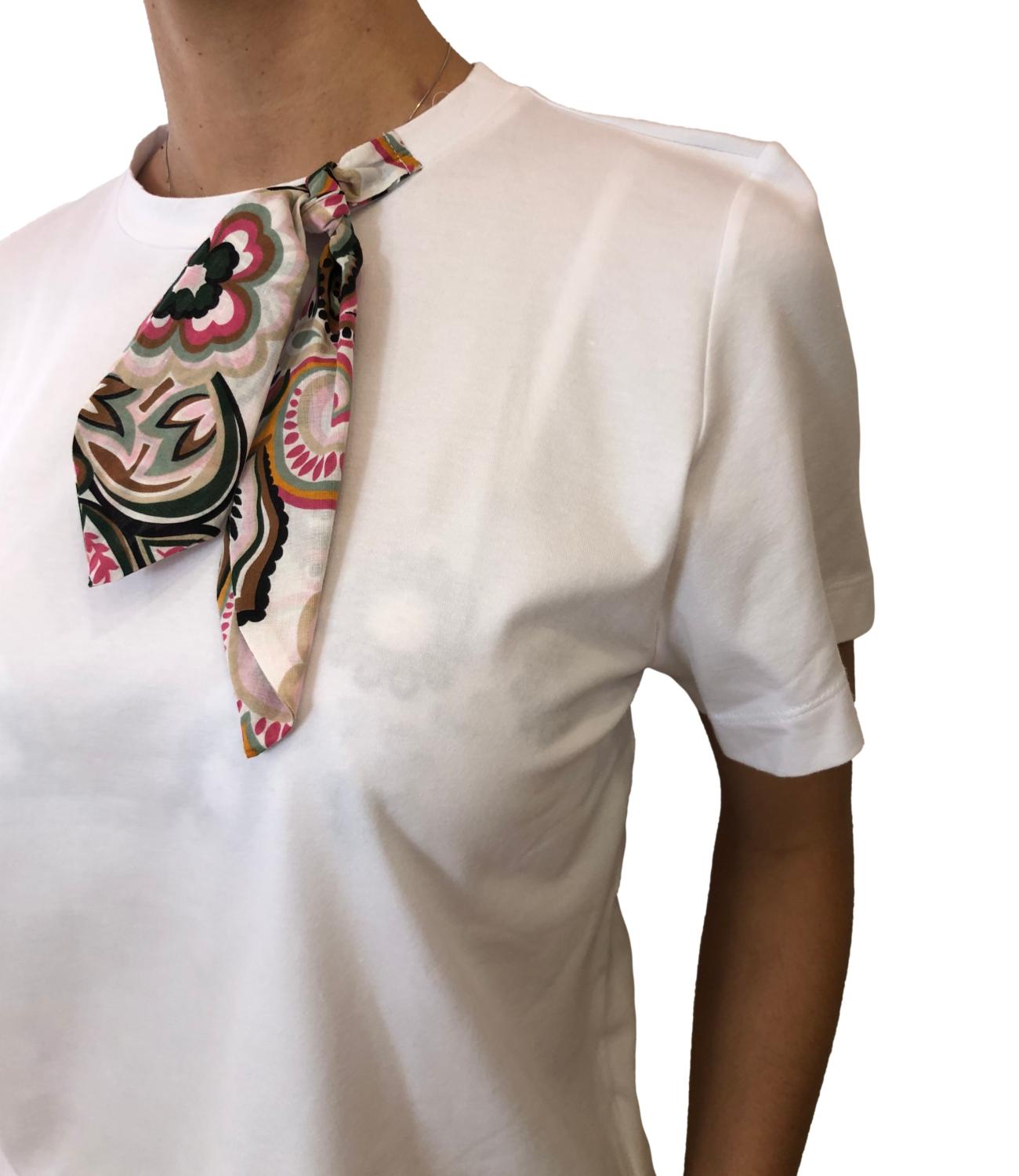 Emme Marella T-shirt Arona Bianco Ottico Donna