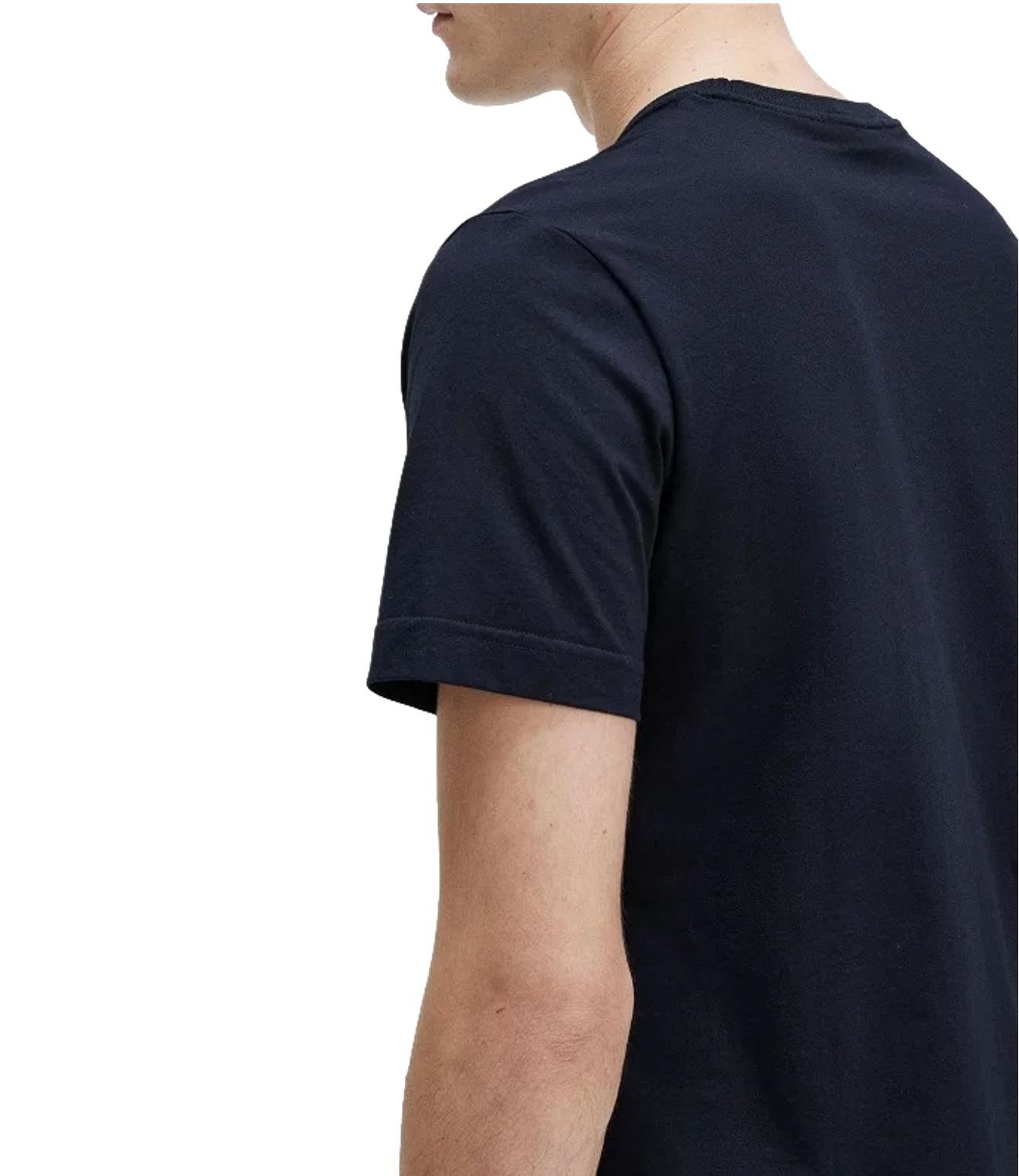 T-shirt Fred Perry crew neck girocollo blu