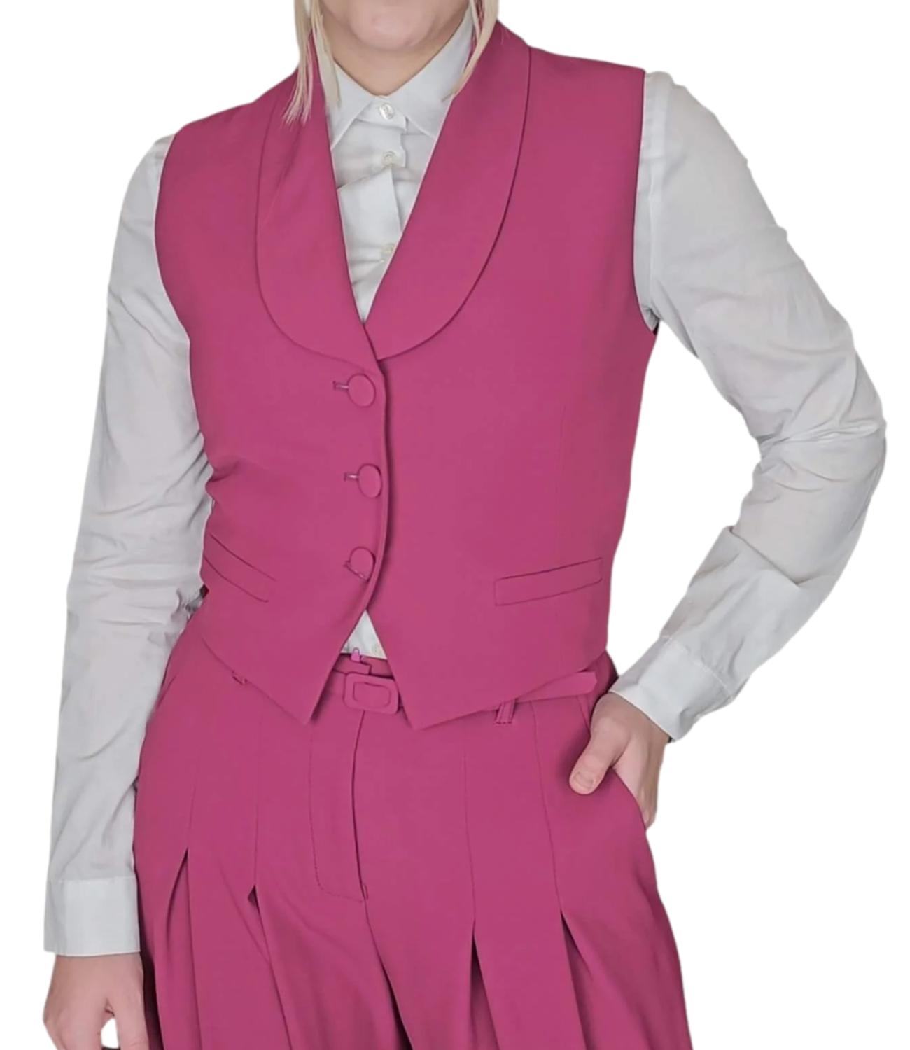 Imperial Gilet Magenta Donna