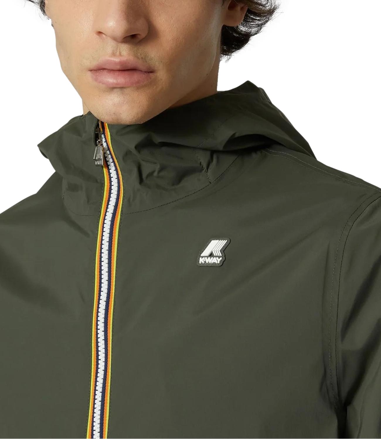 K-way Jack stretch nylon jersey verde graan blackish