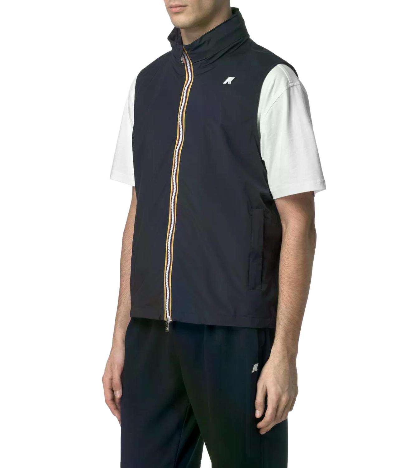 Gilet k-way valen stretch nylon jersey blue depth