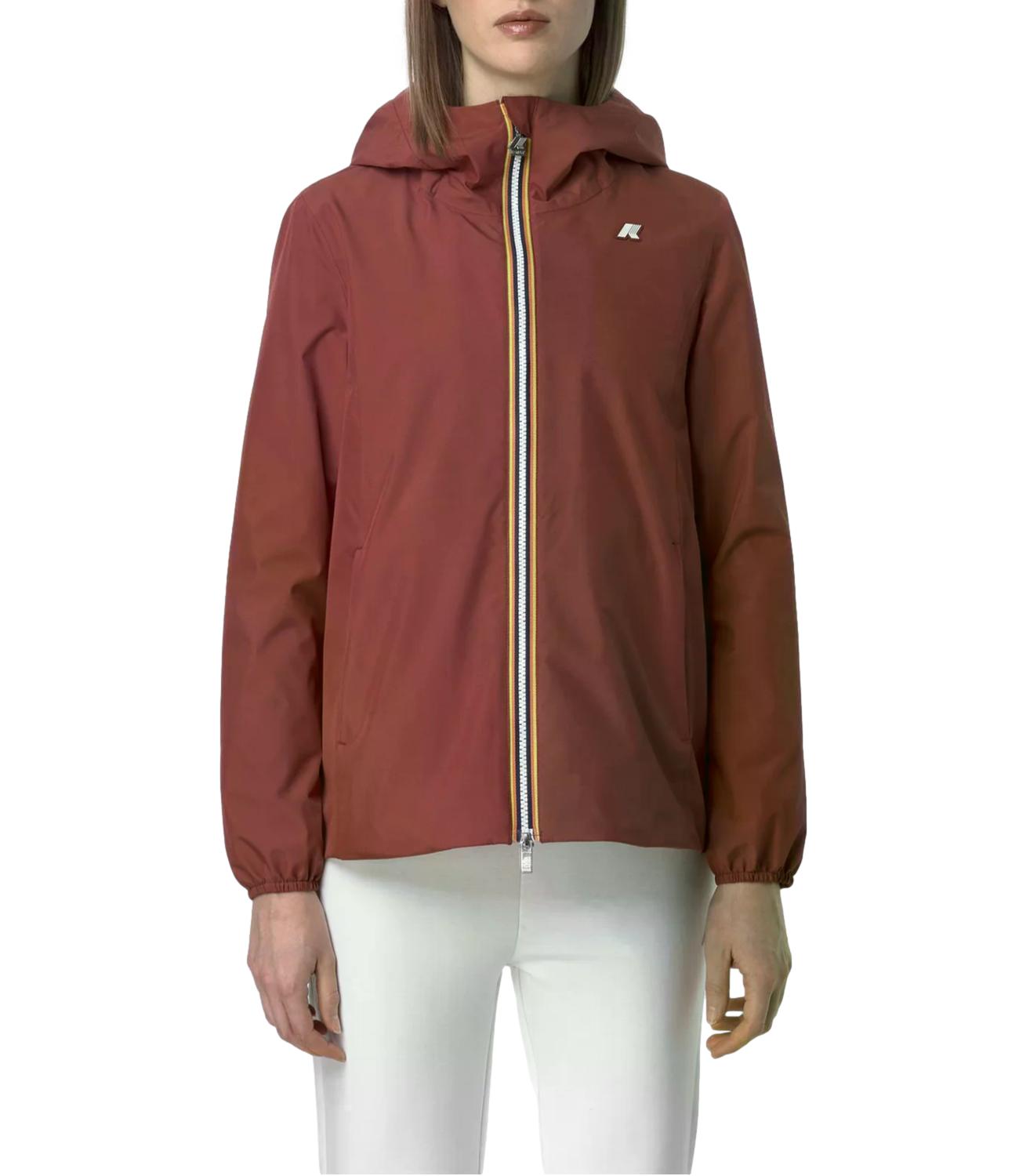 K-way Marguerite stretch poly jersey red brownish