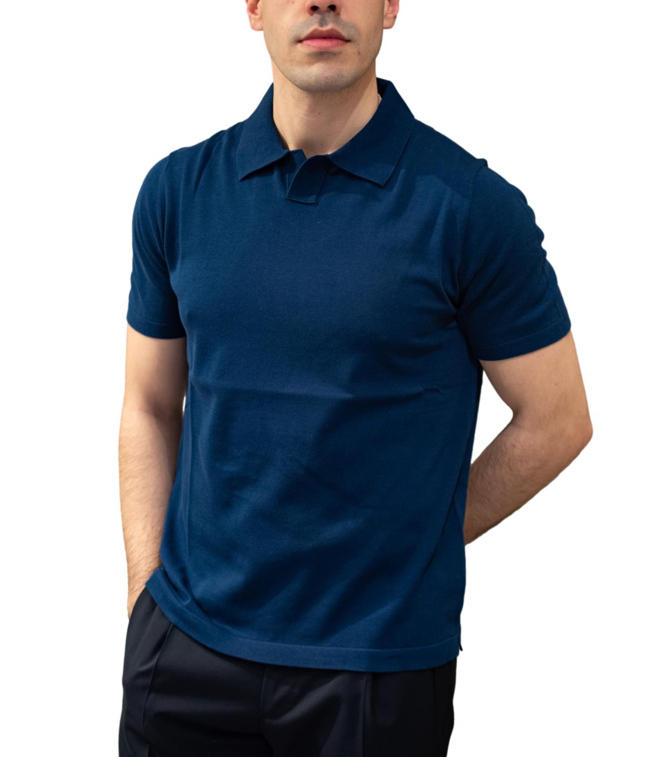 Polo skipper blu