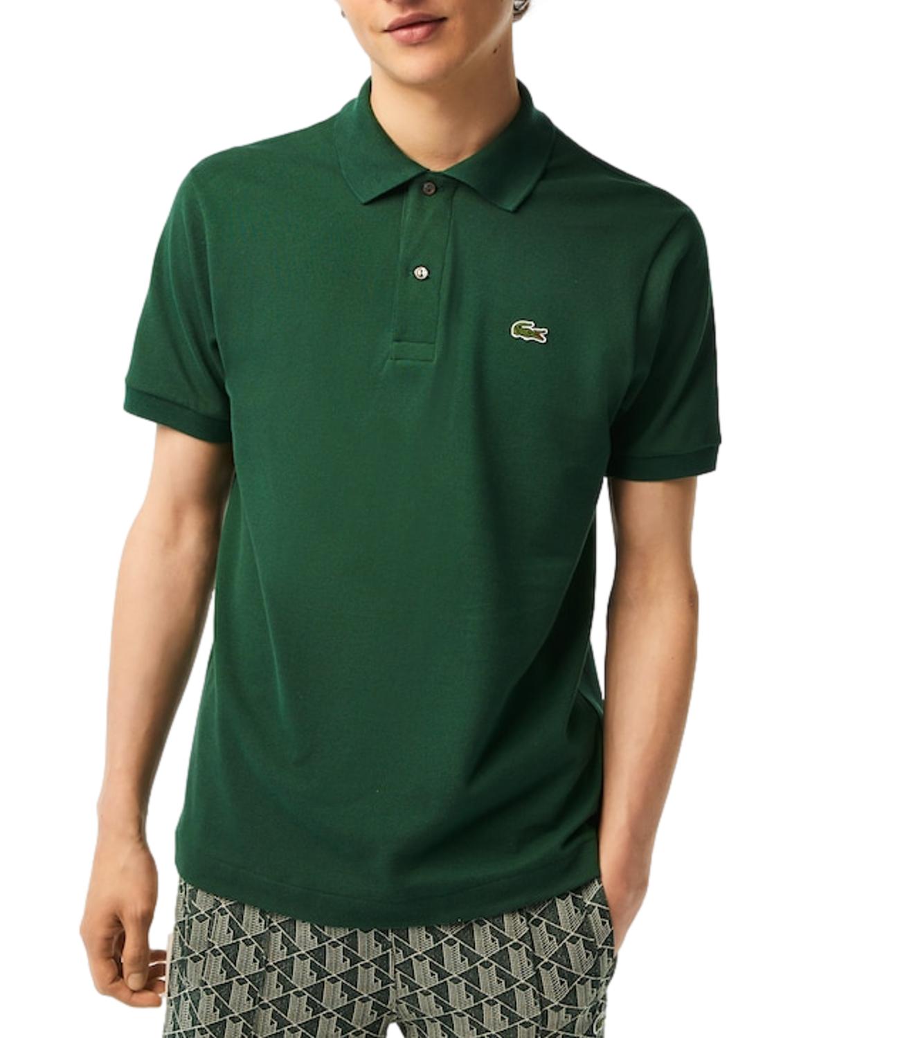 Polo Lacoste uomo Verde 1212 132 in pique