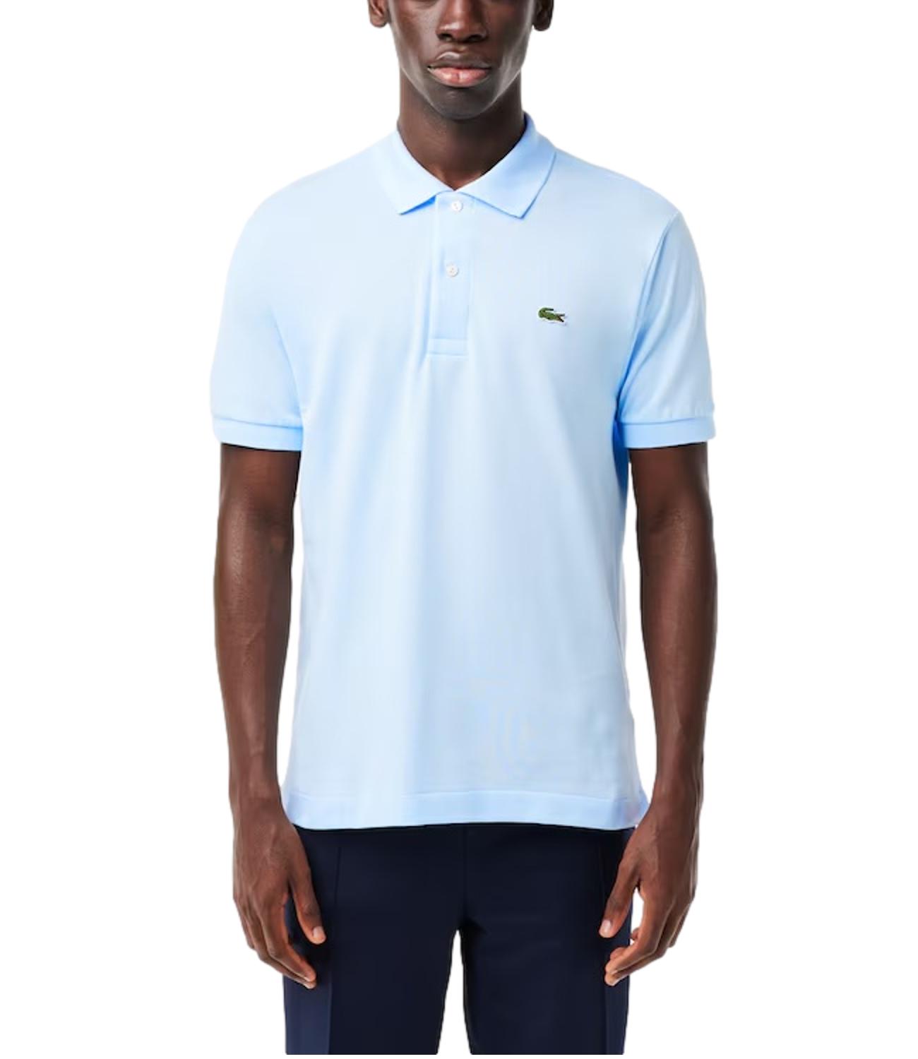 Polo Lacoste uomo celeste chiaro 1212 T01