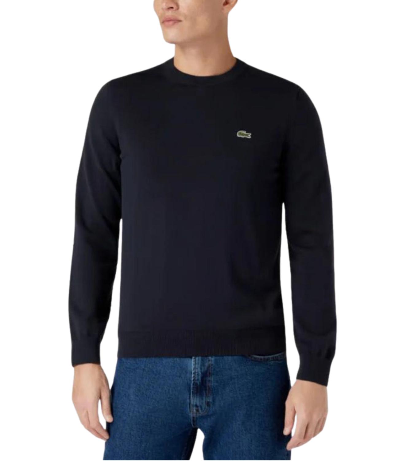 Pullover Lacoste blu cotone