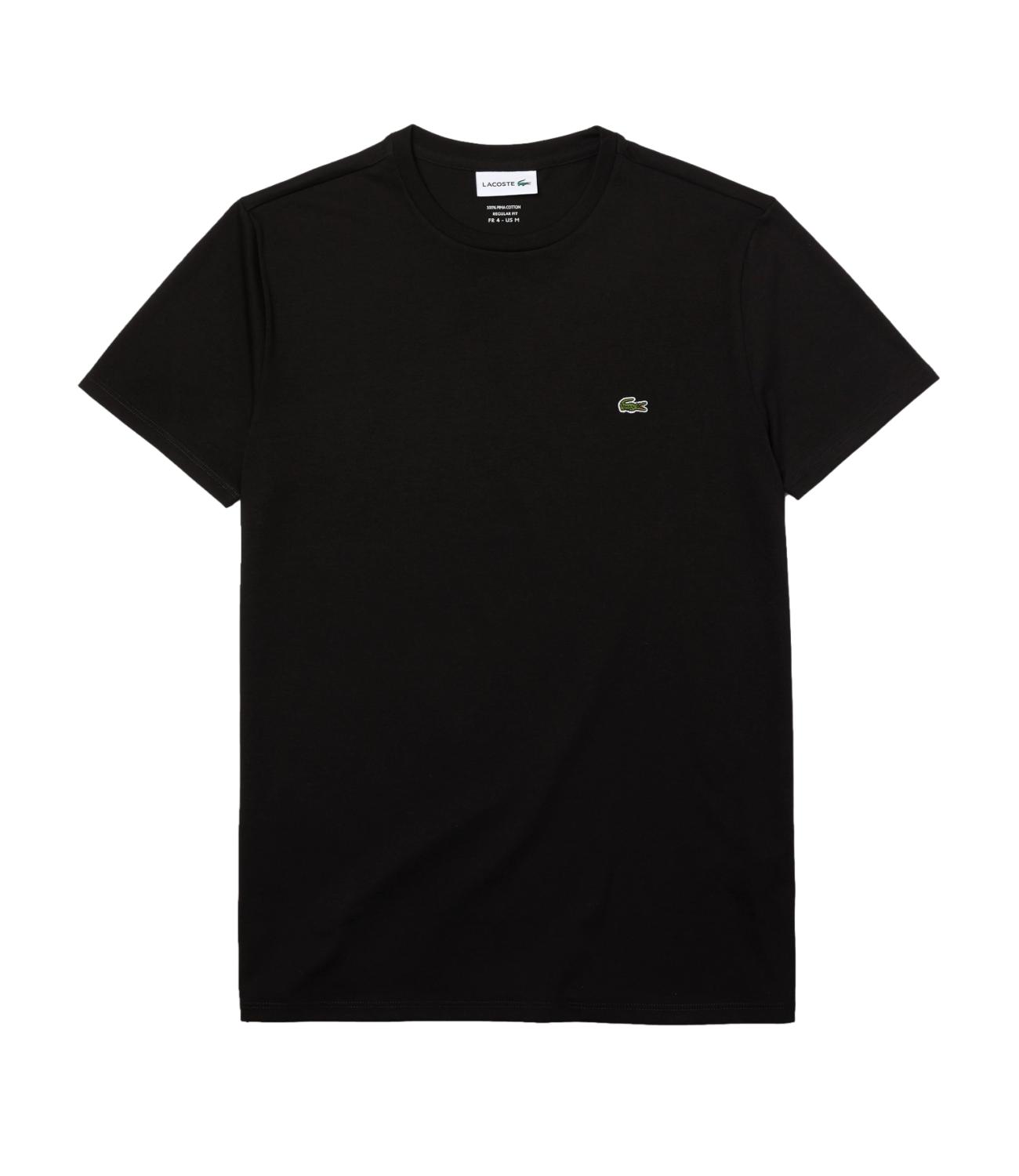 T-shirt Nera Lacoste