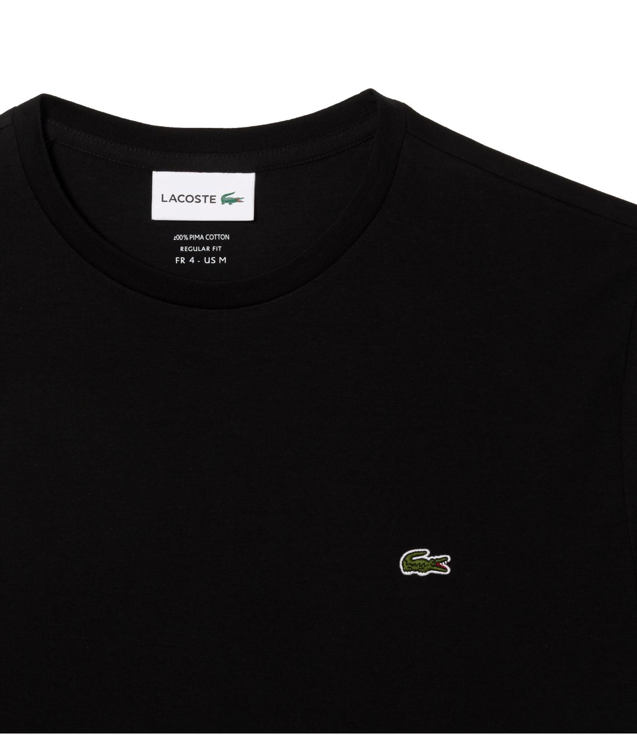 T-shirt Nera Lacoste