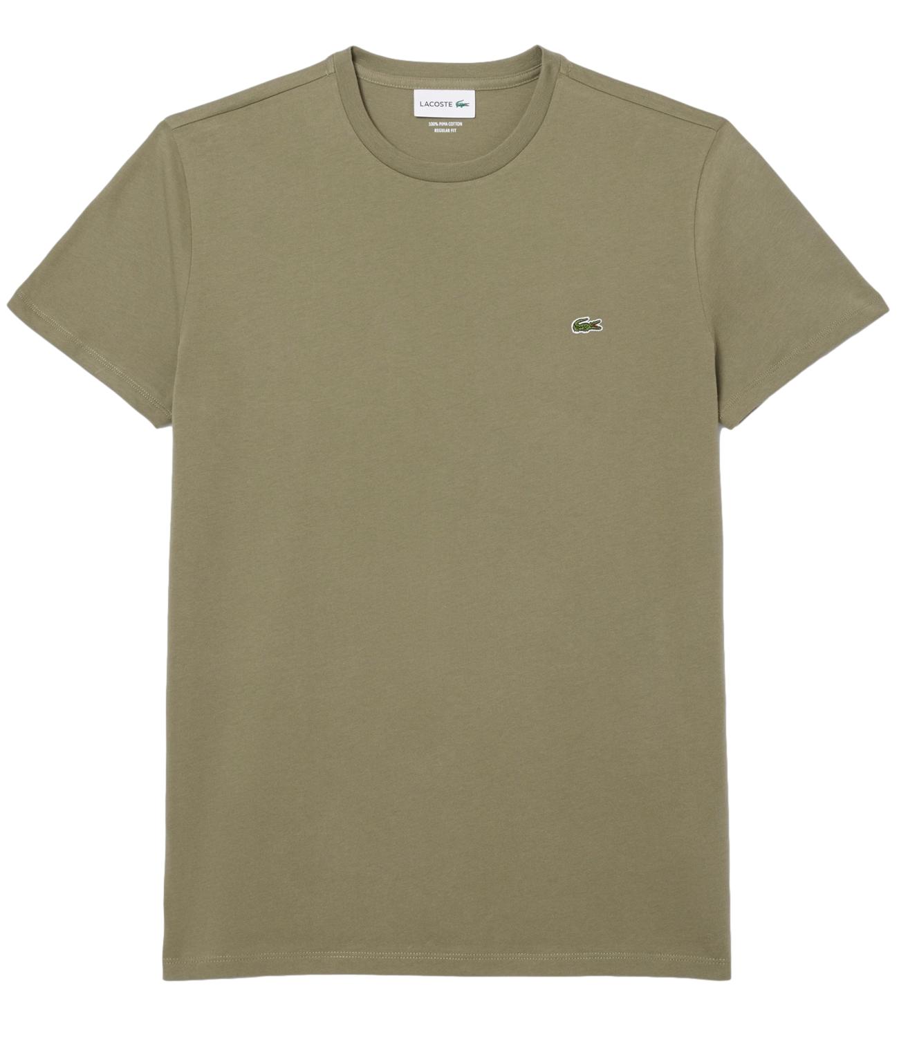 Lacoste T-SHIRT Verde Militare Uomo