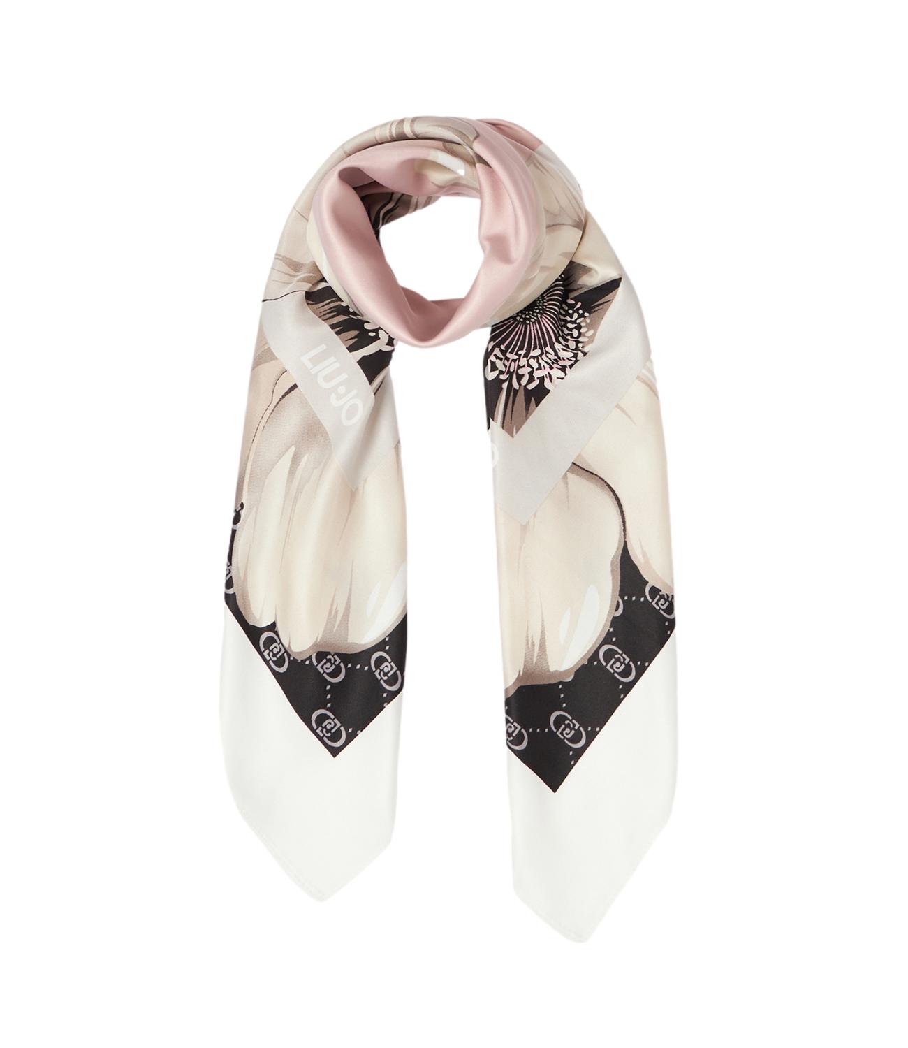 Liu Jo foulard nero fiori donna