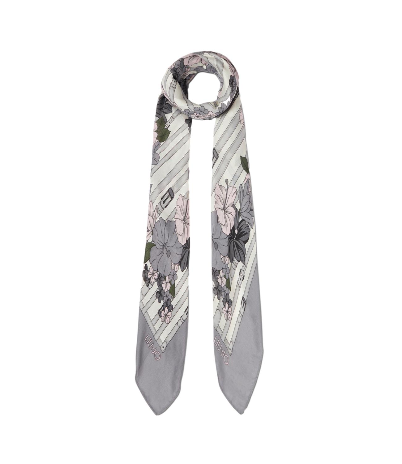 Liu Jo foulard nero a fiori donna