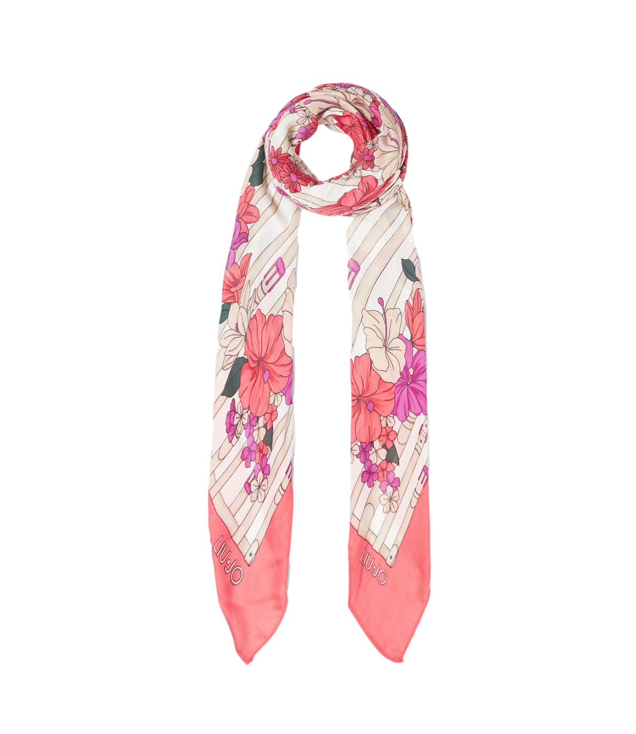 Foulard rosso corallo donna