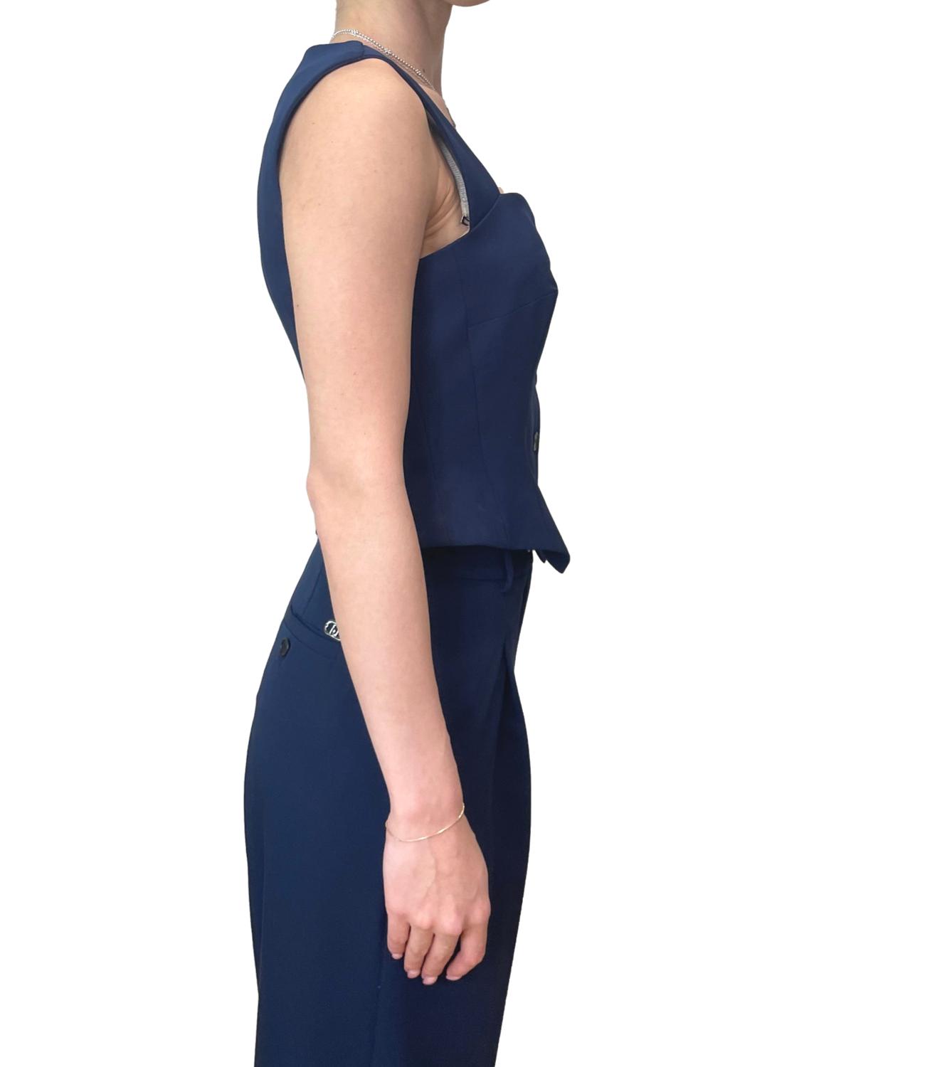 Liu Jo Gilet Blu Navy Donna