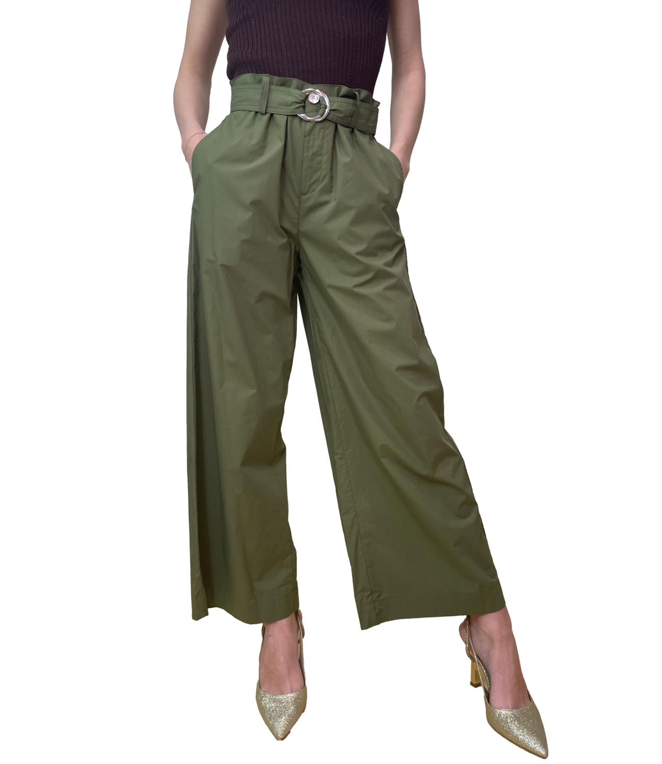 Liu Jo Pantaloni Verde Donna