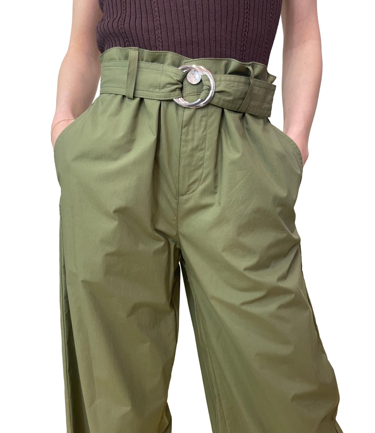 Liu Jo Pantaloni Verde Donna