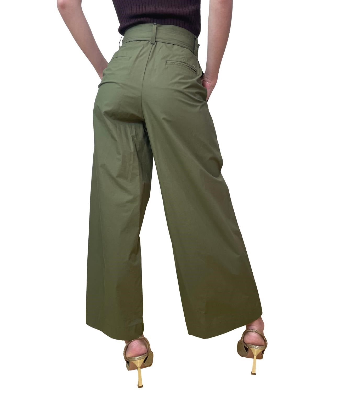 Liu Jo Pantaloni Verde Donna