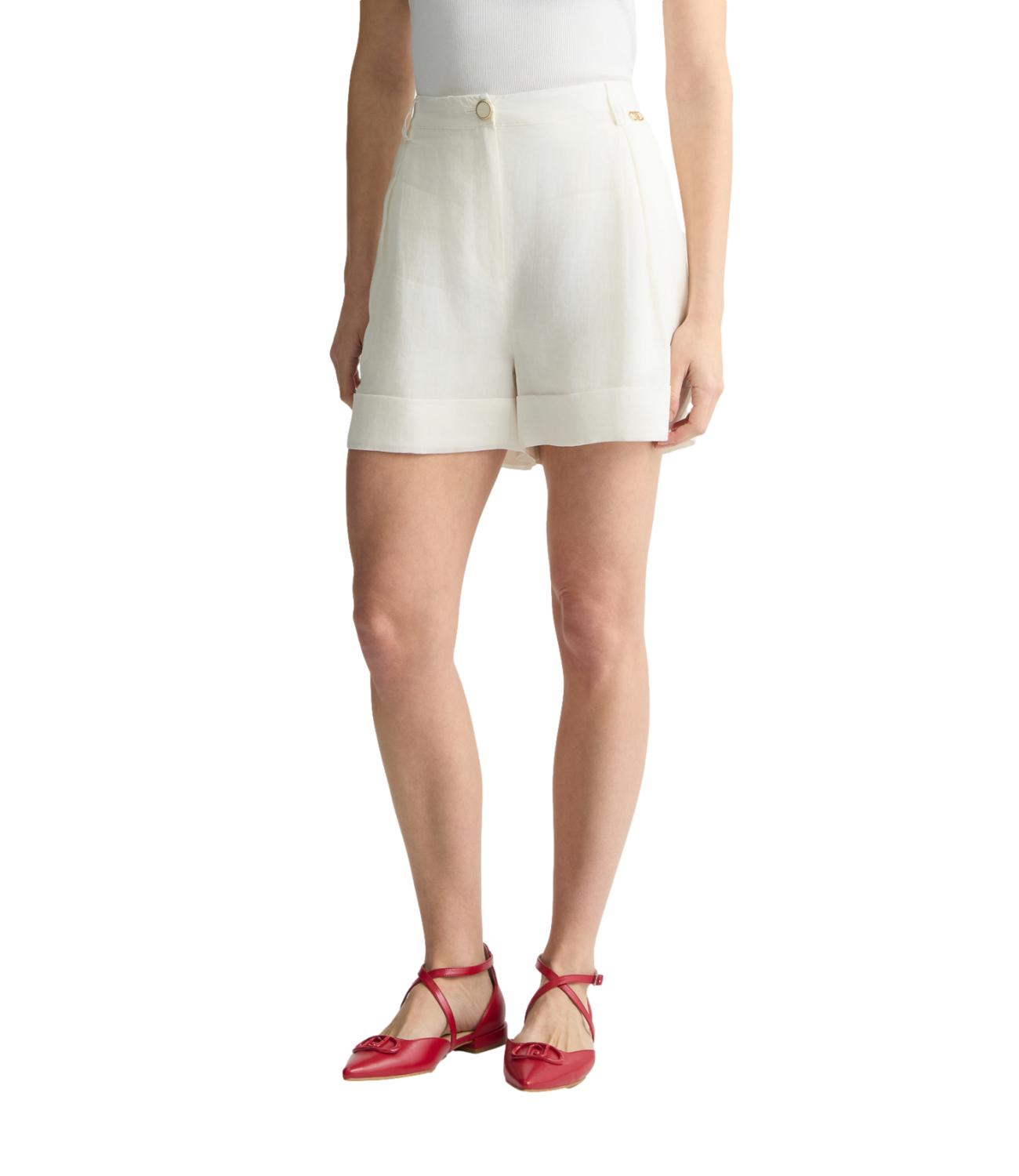 Liu Jo short bianco lana donna