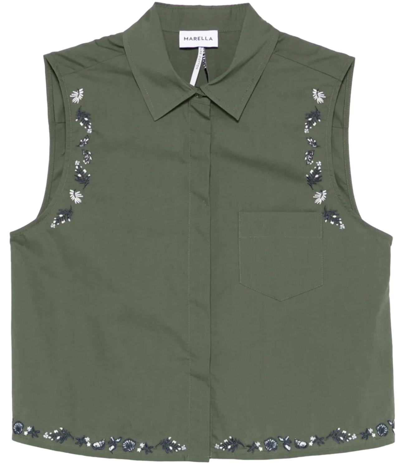 Marella Camicia Savoia Verde Donna