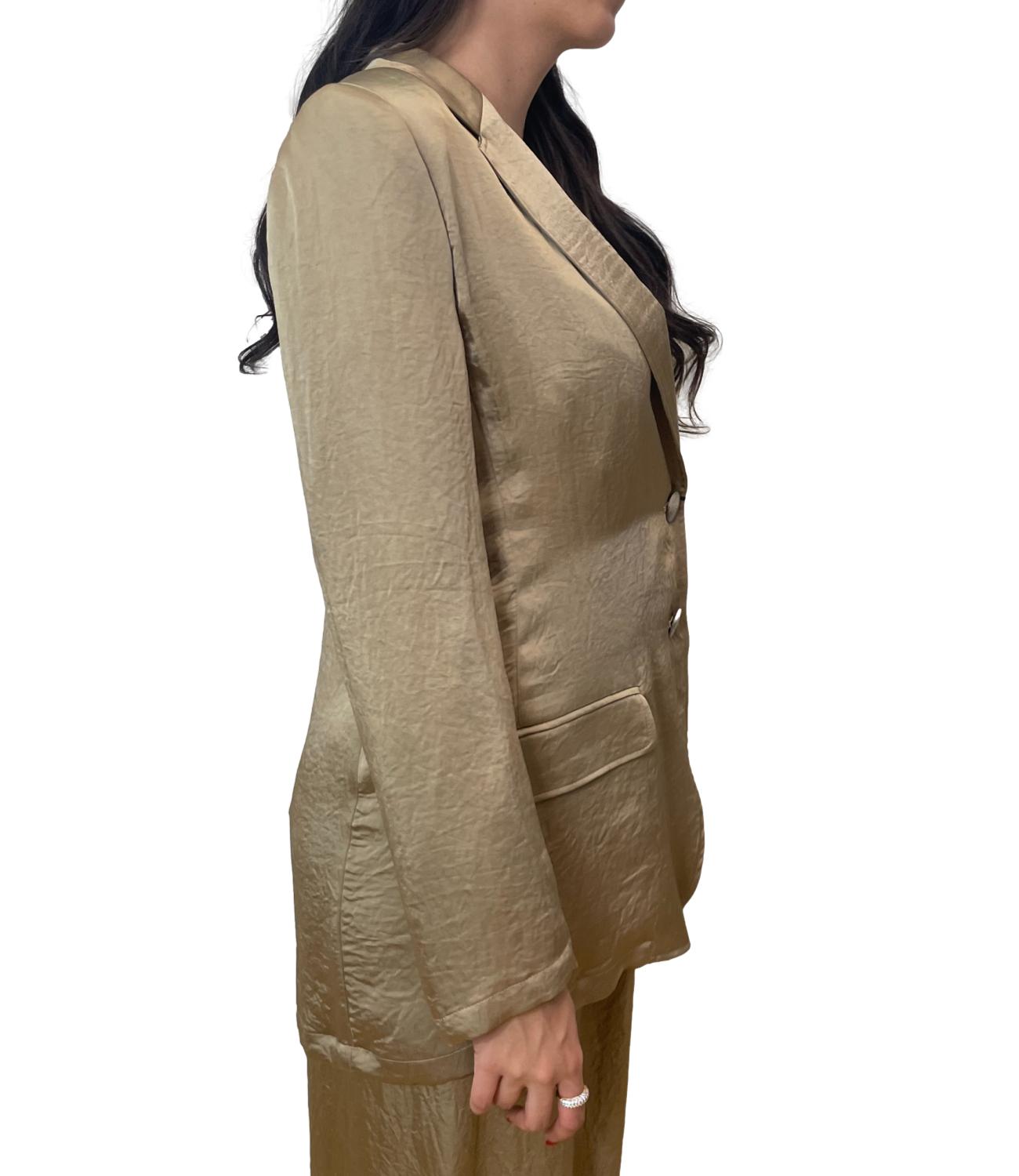 Marella Giacca Selz Beige Donna