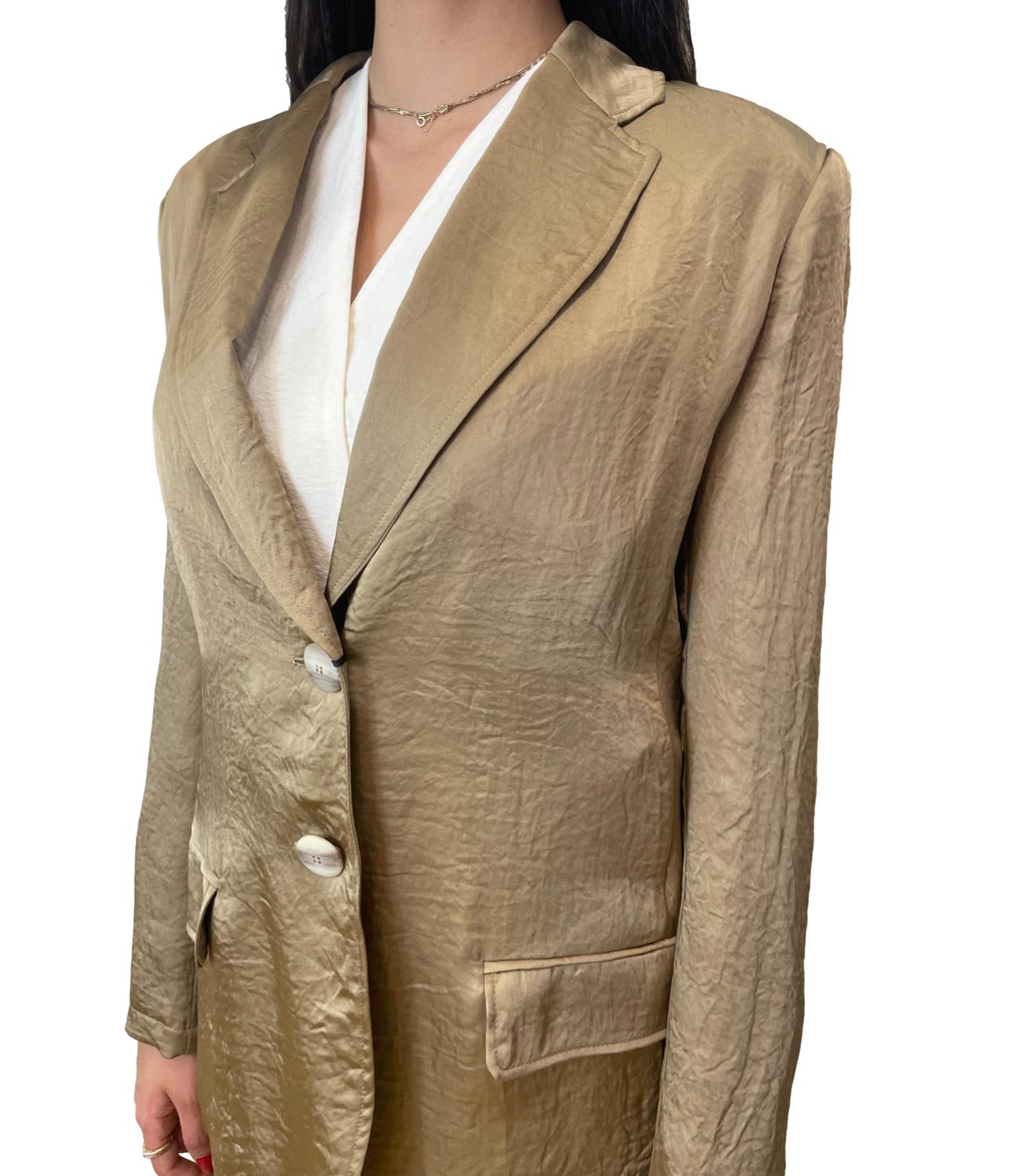 Marella Giacca Selz Beige Donna