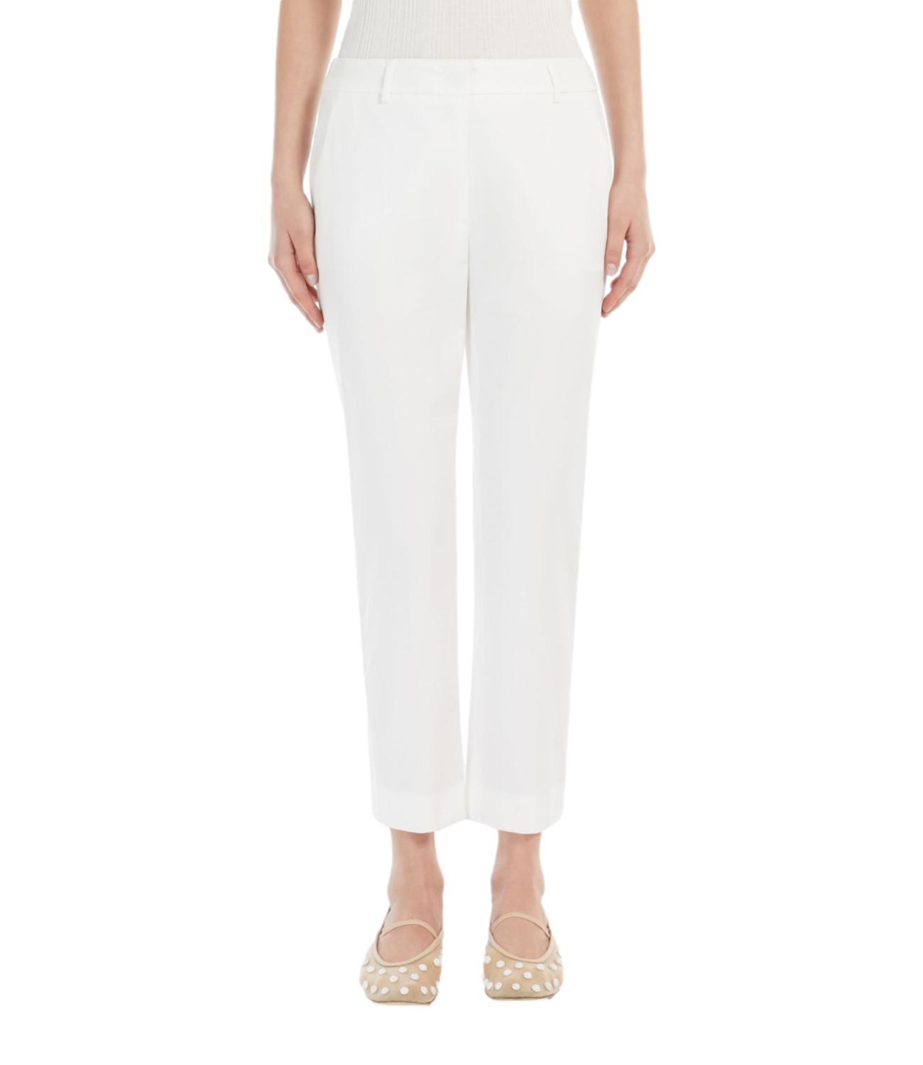 Max Mara Weekend Pantalone CECCO Bianco Donna