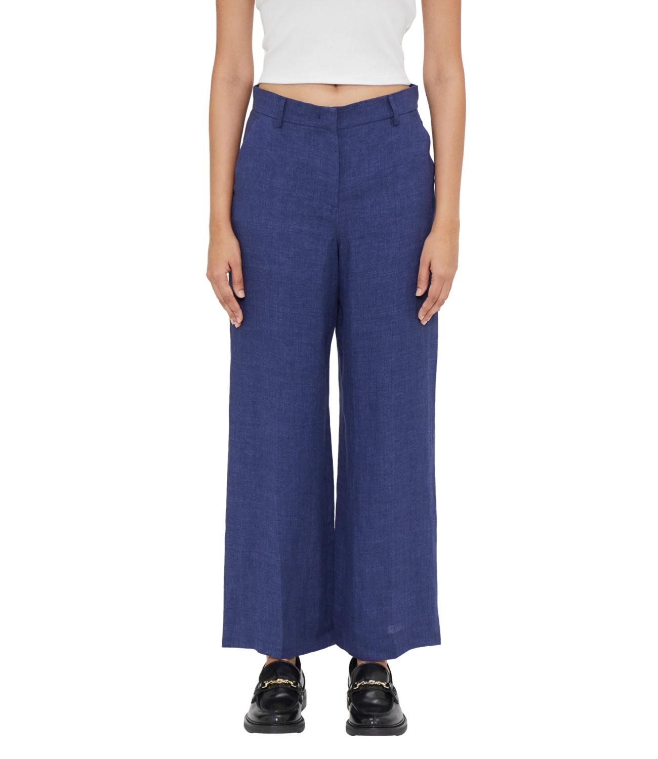 Max Mara Weekend Pantalone Malizia Blu Donna