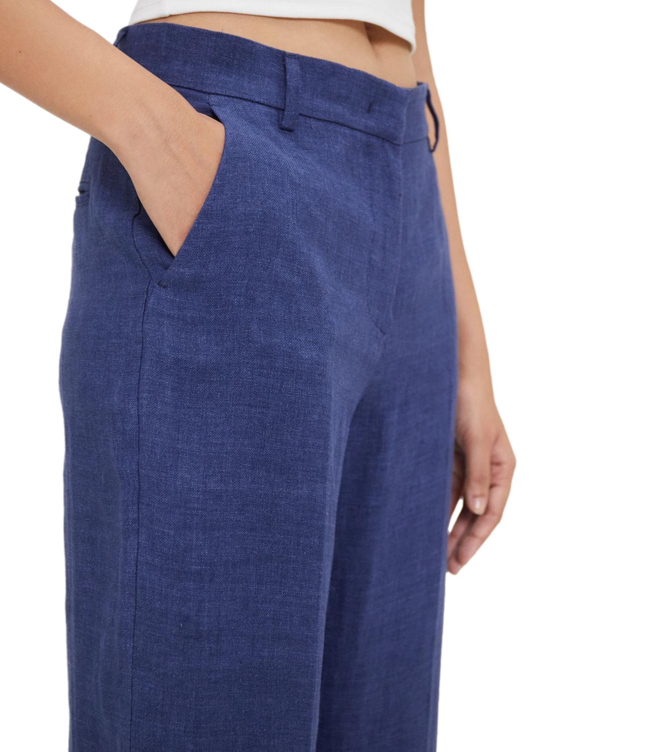 Max Mara Weekend Pantalone Malizia Blu Donna