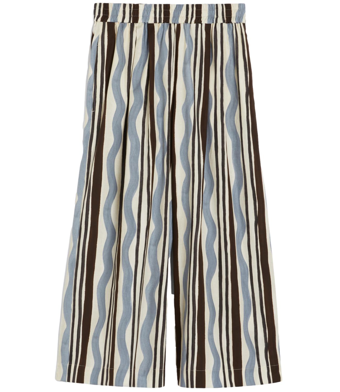 Max Mara Weekend Pantalone Virgin Azzurro Donna