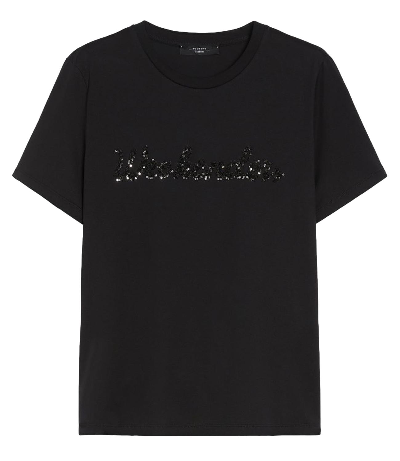 Max Mara Weekend t-shirt VELLO nera donna