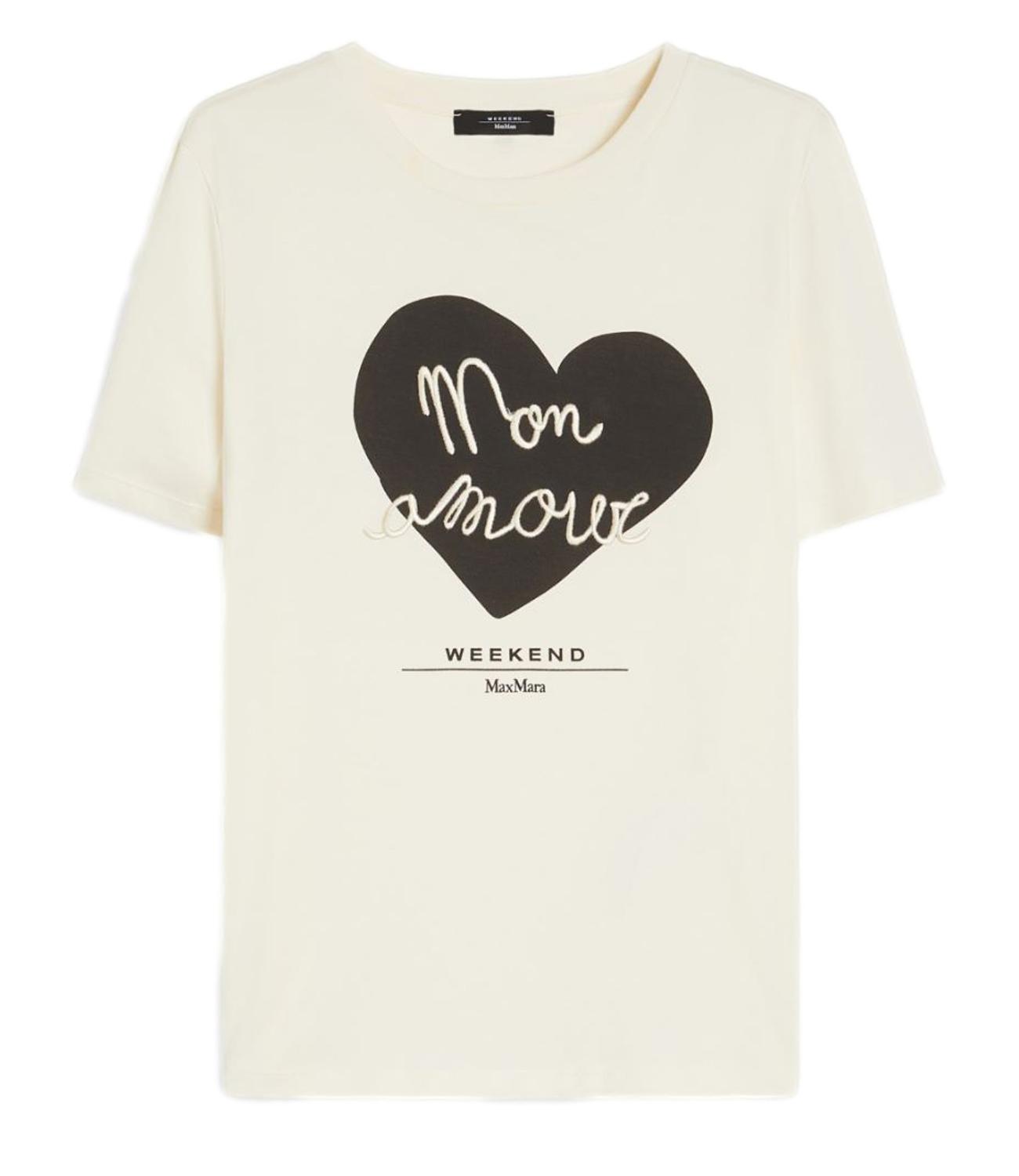 Max Mara Weekend t-shirt VELLO avorio donna